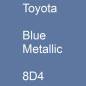 Preview: Toyota, Blue Metallic, 8D4.